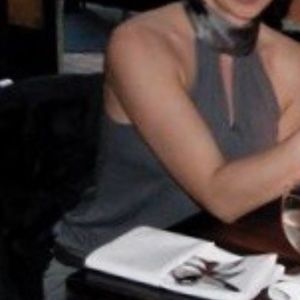 Elegant Gray Halter Top
